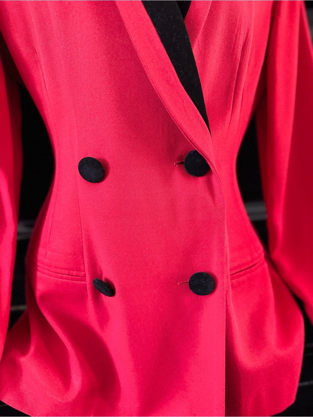 Tailored Red Blazer - Picture 2 of 6
